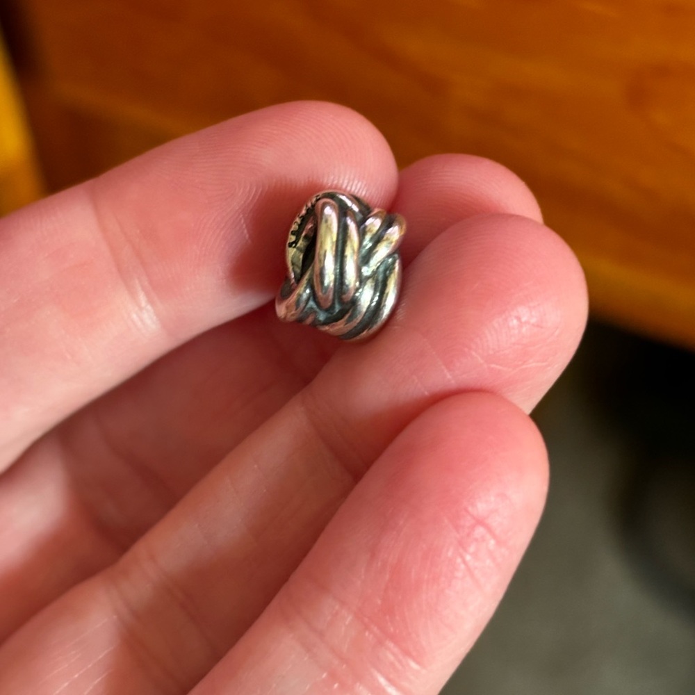 Pandora silver knot charm